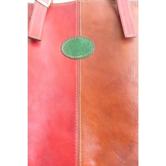 Beautiful Italian Leather Color Block Purse Italian Leather Borse in Pelle - Picture 3 of 11